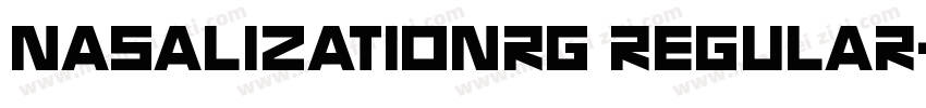 nasalizationRg Regular字体转换